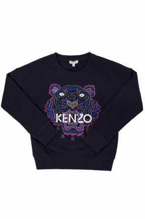Tiger head-embroidered sweatshirt, zdjęcie 1 Tiger head-embroidered sweatshirt od Kenzo Kids